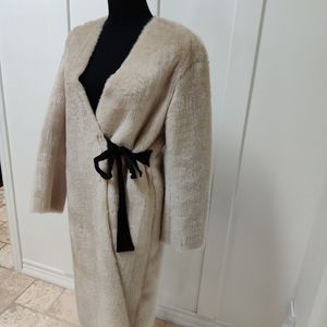 H&M Faux Fur Coat - Small